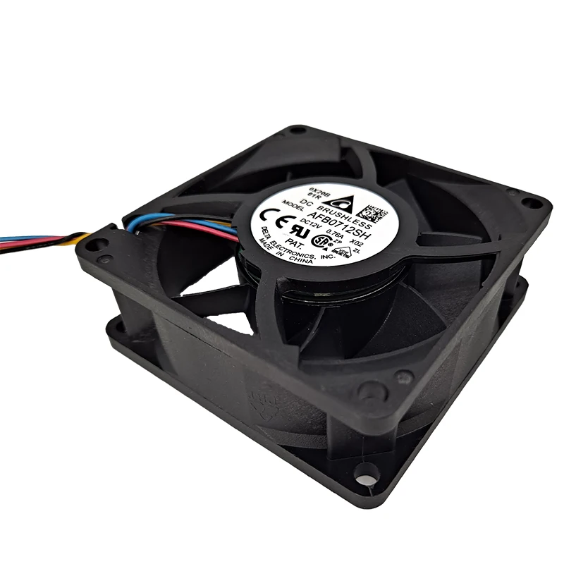 Delta AFB0712SHX02 PWM FG 12v reversible fan 4 pin 70mm 70x70x25mm 7025 dc fan