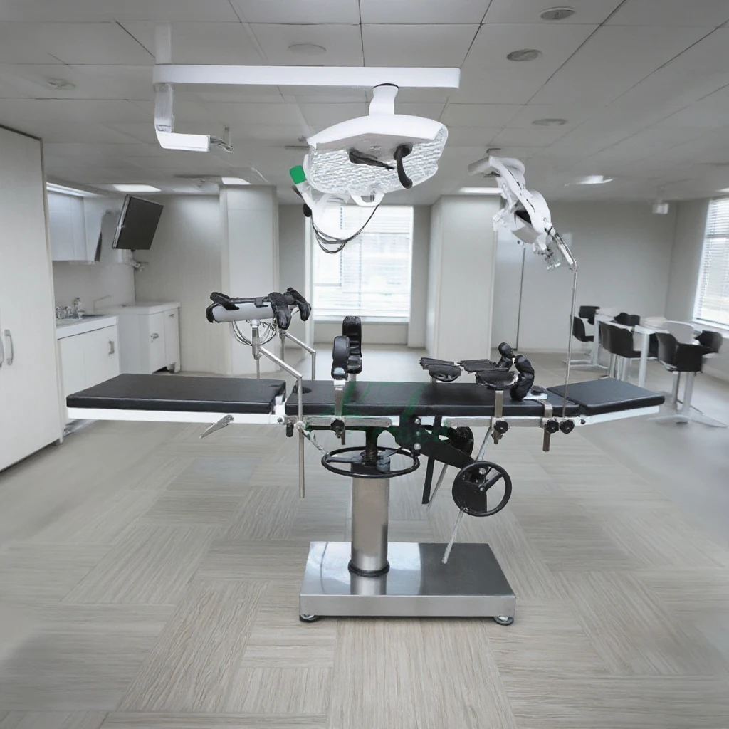 LTST12 Manual Surgical Table Neurosurgery Gynecology Urology Stainless Steel Treatment Operation Table