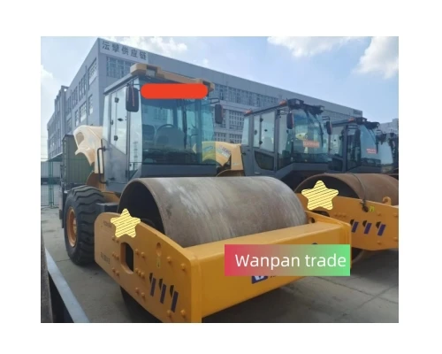 Used  26 tons road roller Single drum 20 tons 22 tons vibratory roller China Shanghai Low price for sale
