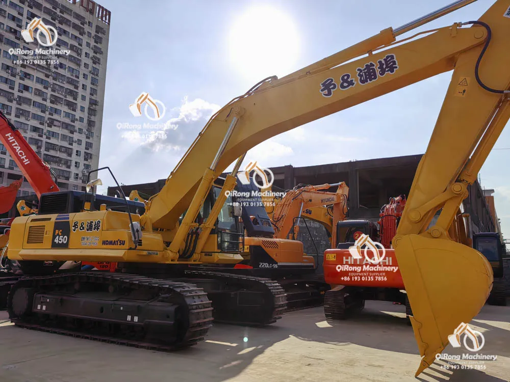 Komatsu PC450-8 Used  Excavator cheap price komatsu 45 ton large excavator Japan
