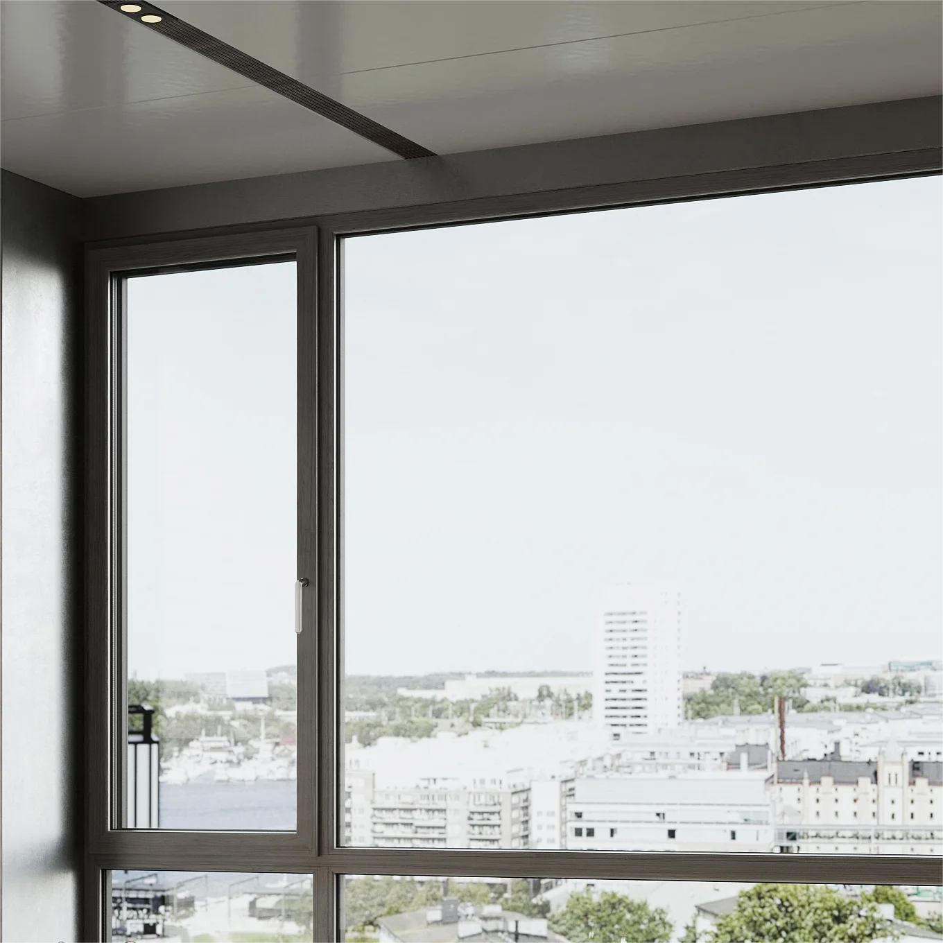 China Manufacturer Aluminum Wood Windows Heatproof Double Glass Thermal Break Aluminum Custom  Safety Glass Residential Window