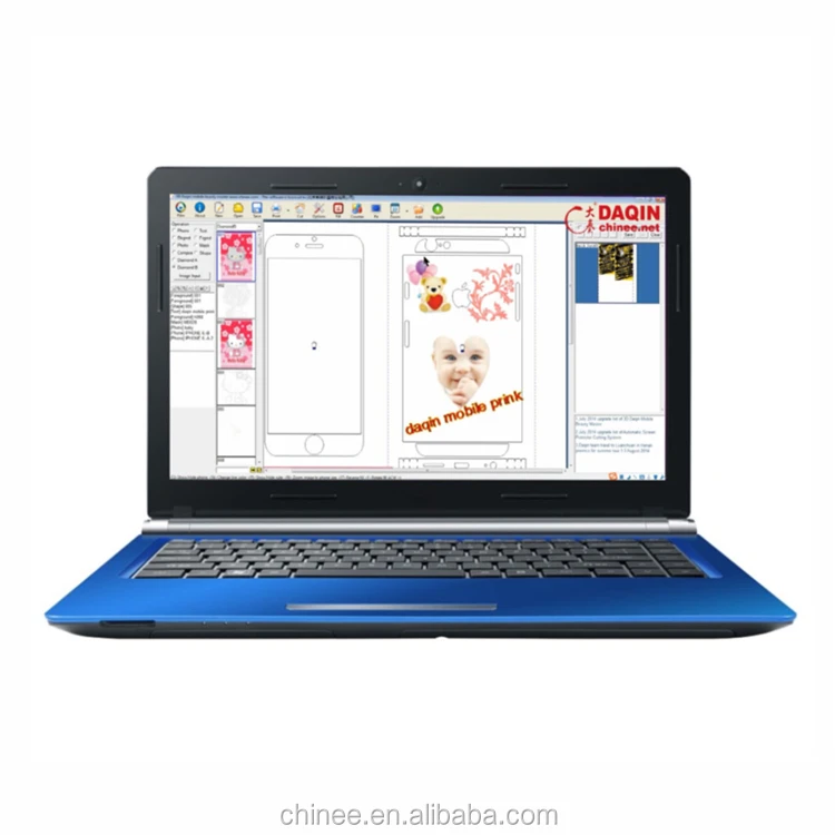 Daqin mobile phone skin design software with over 4500 templates