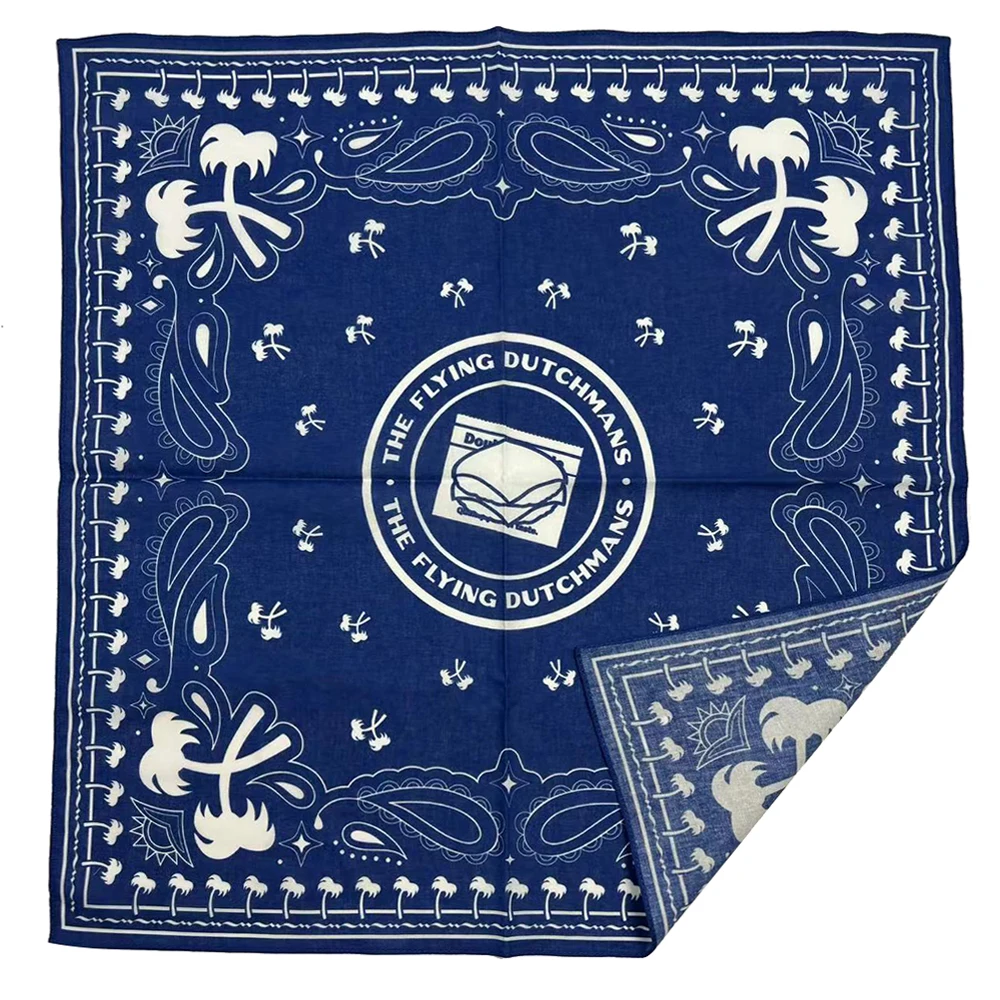 Wholesale Custom Design Bandana Sport Headwear Fashion Printed Square Scarf & Handkerchiefs