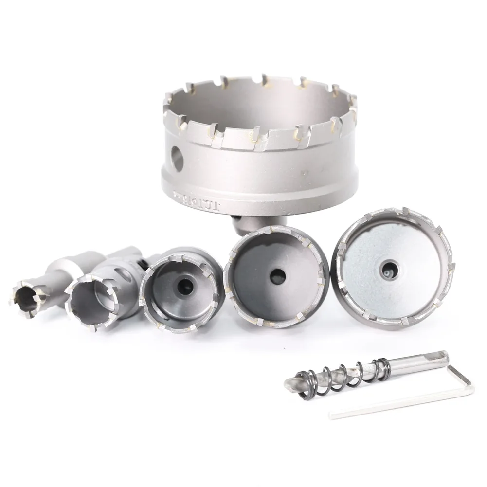 Alloy hole opener for stainless steel High strength carbon steel is used to create a surface sandblasted for rust prevention