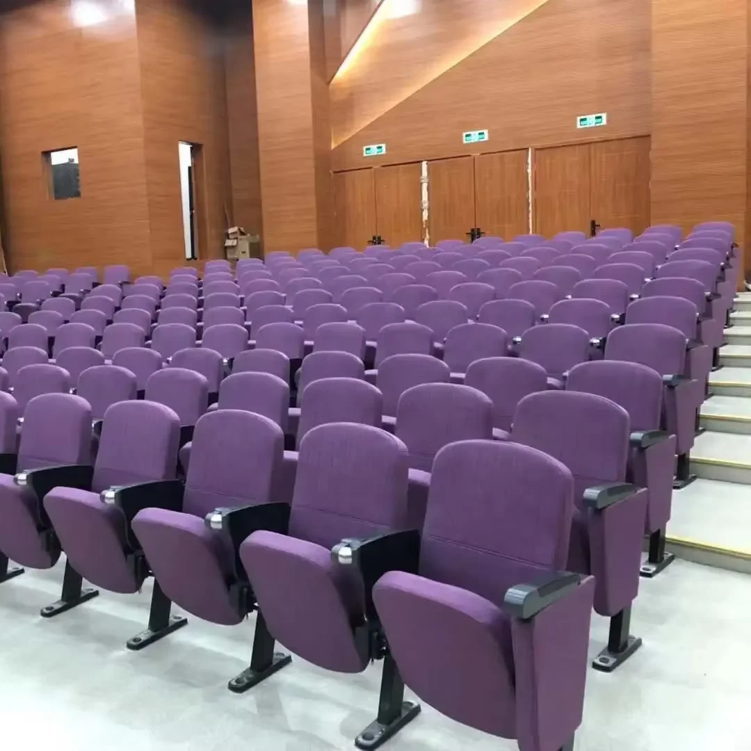 Wholesale lecture hall seat Theater Folding Seat Hall Auditorium Church chair with writing pad