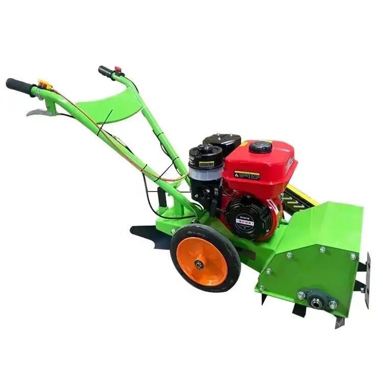 Micro Tiller, Four-wheel Drive Self-propelled Cultivator, Orchard Management Tillage and Weeding Machine, Trench Weeding Machine