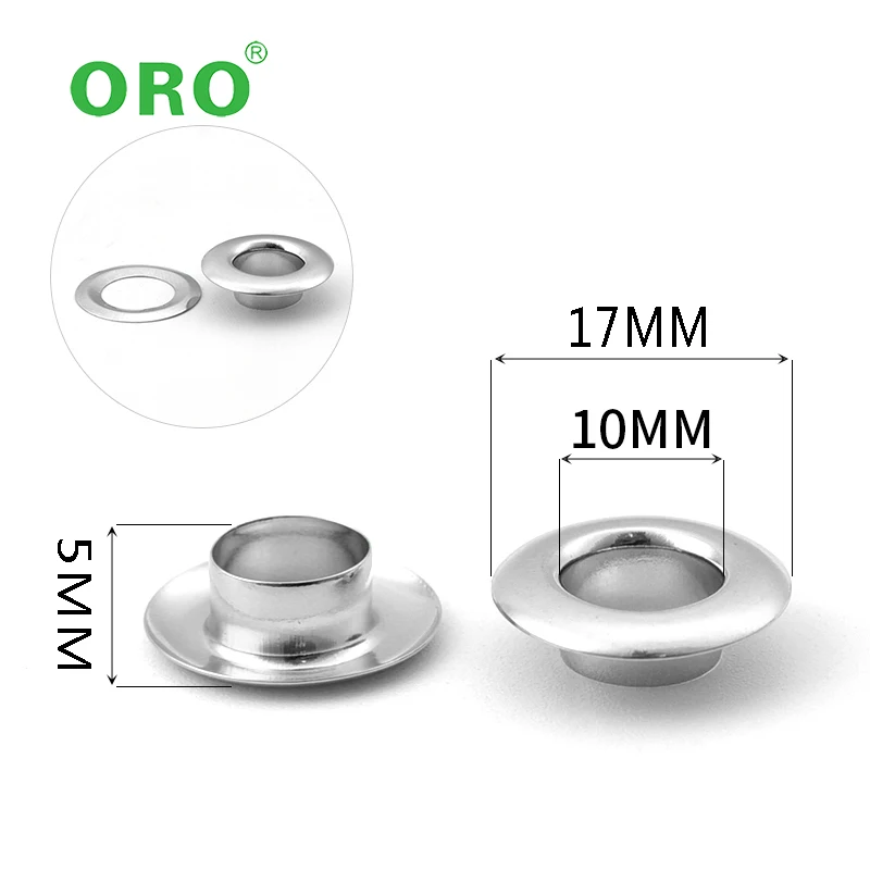 Wholesale 6/8/10/11/12 MM Garment Metal Eyelet Ring Curtain Eyelet Grommet For Curtain Eyelets Grommet Clothing Shoes