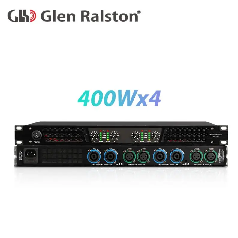 Glen Ralston профессиональный 400 Ватт 4-канальный аудио-микшер для диско-концертов на открытом воздухе