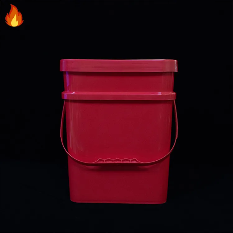 10L Square nozzle water bucket adding water tank with handle