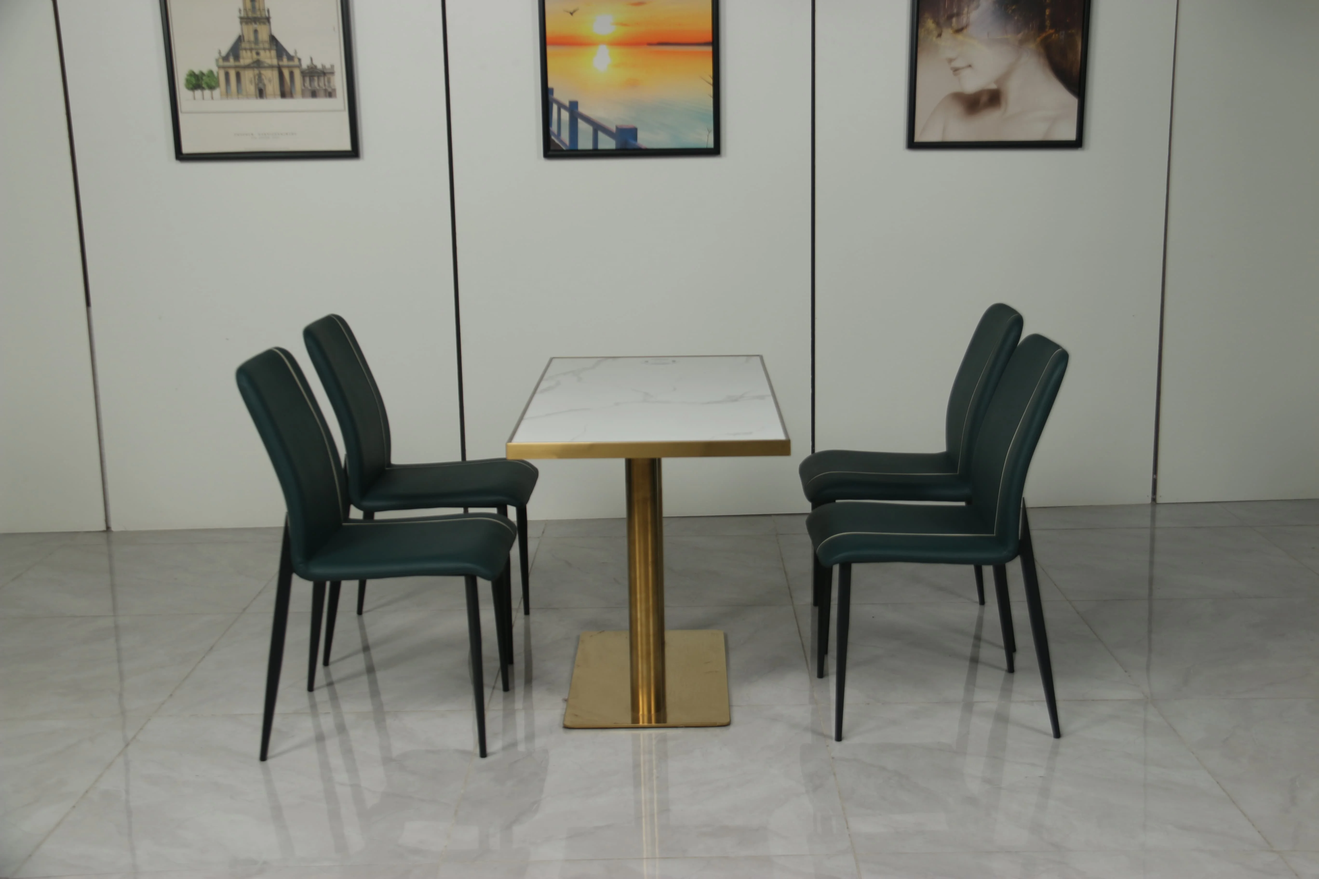 Commercial Chinese restaurant furniture U L shape sillas restaurant booth seating metal coffee shop