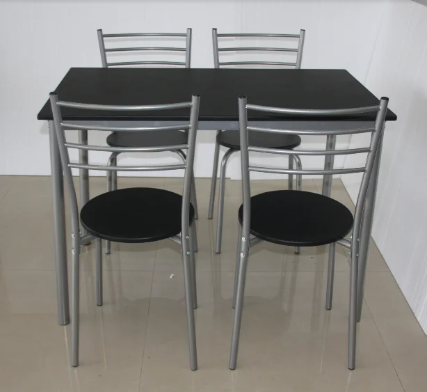 wood dining set for 4 persons
