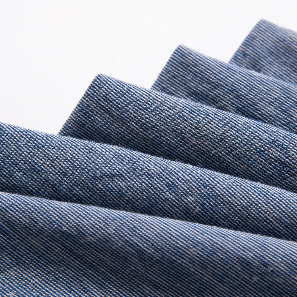 Wholesale 10% Seaweed 65% Organic Cotton 25% Hemp Fabric summer thin cotton fabrics jersey cotton stripe hemp fabric