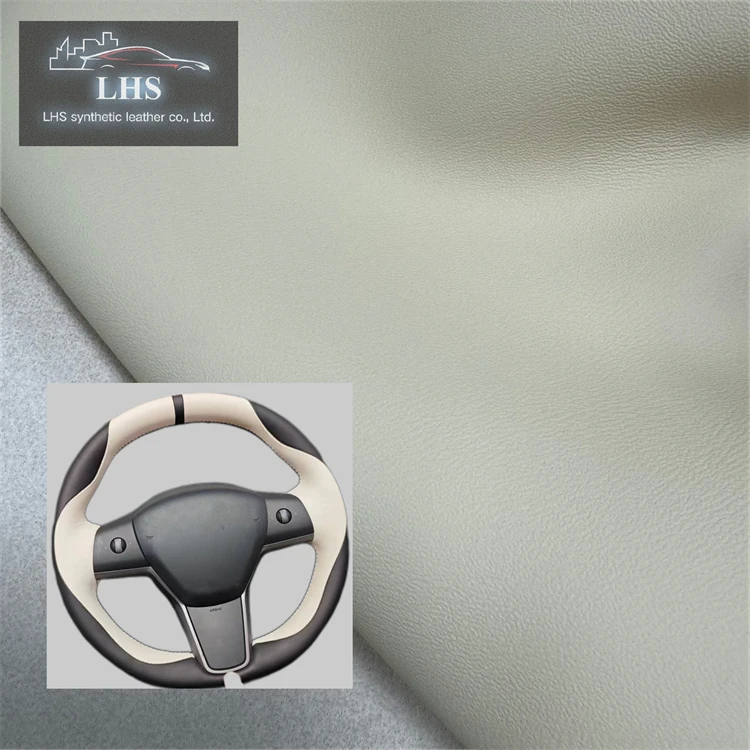 Black Napa Leather Steering Wheel Cover Universal Nappa New Peak Microfiber Leather Fabrics For Car Inside Interior In Stock