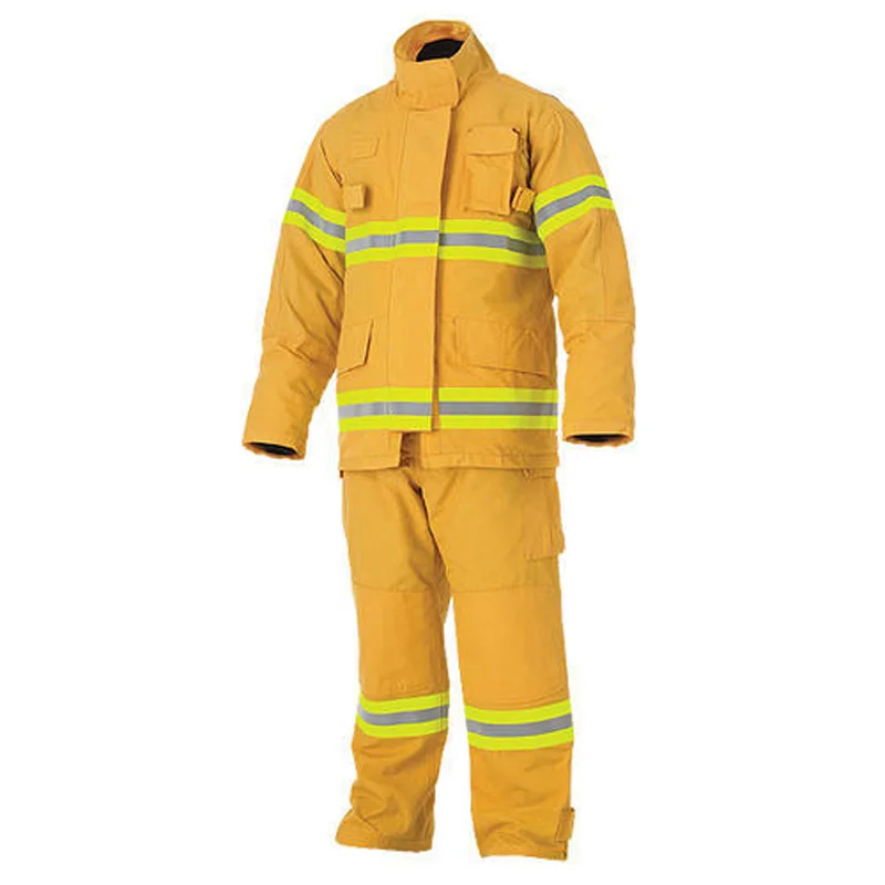 Wholesale High Quality Fire Fighting Europe Standard CE EN469 4 Layers Aramid Fireman Firefighting Firefighter Suit