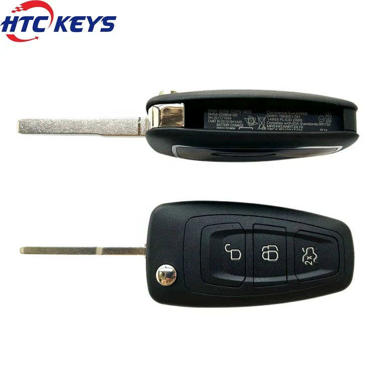 Top quality car key cover 3 Button Refit Original key shell for f-ord Silca: HU101