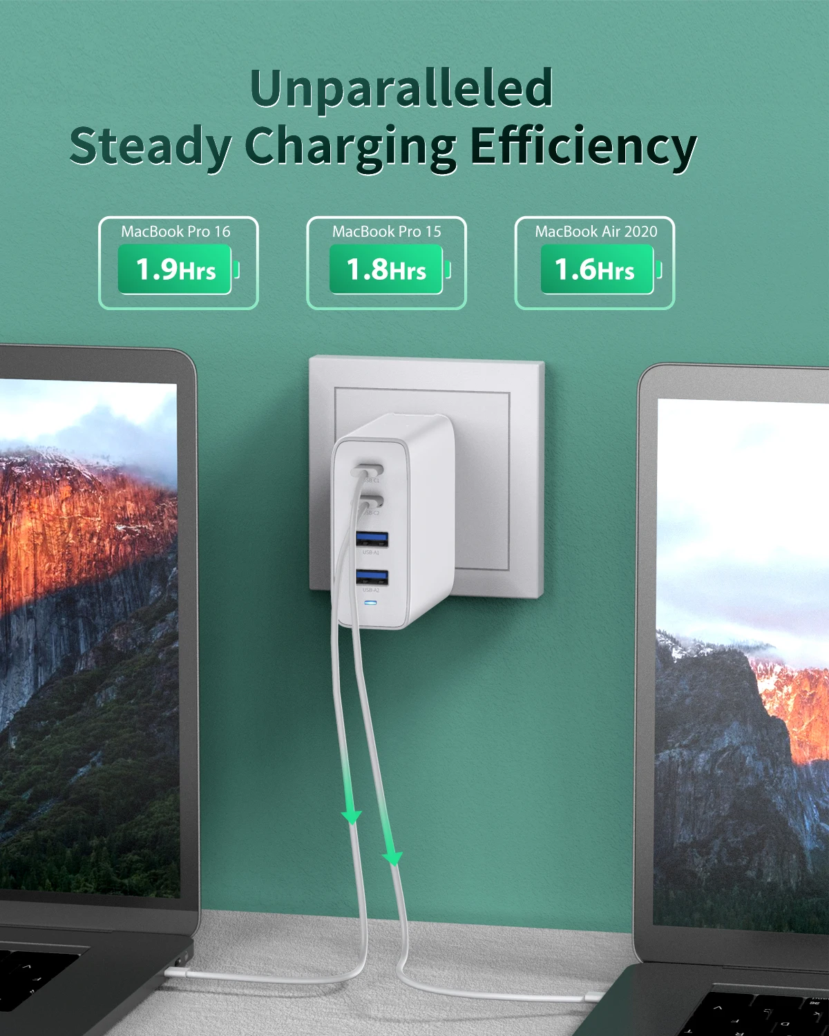 Top Selling Products 2021 Super Fast Charger Mobile Phone Charger 100W Gan Travel Charger