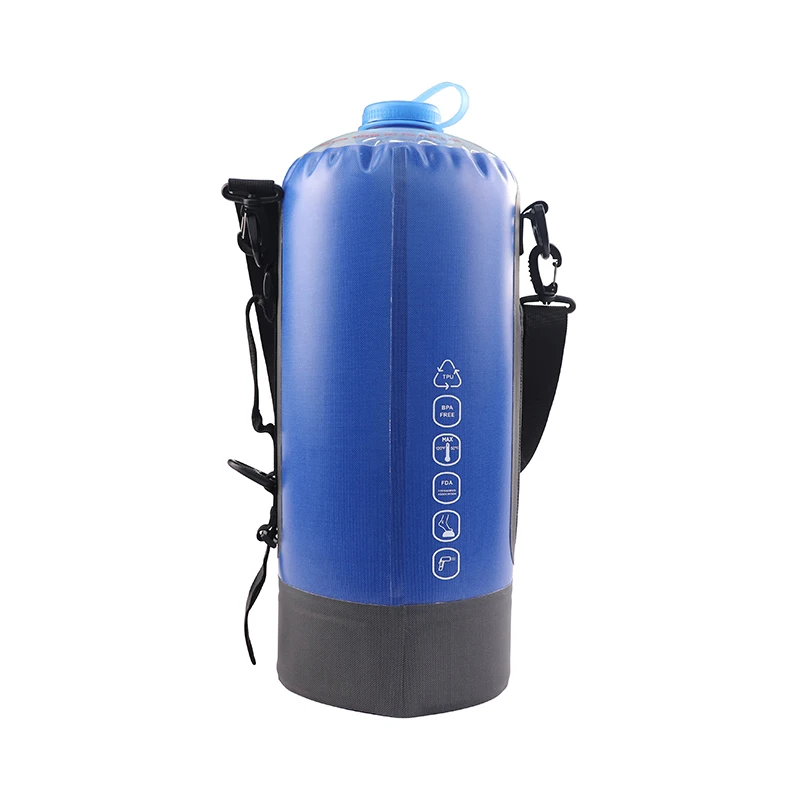 YTUTY Custom Outdoor Shower Bag Camping Travel Washing Portable Bathing Bag Warm Water
