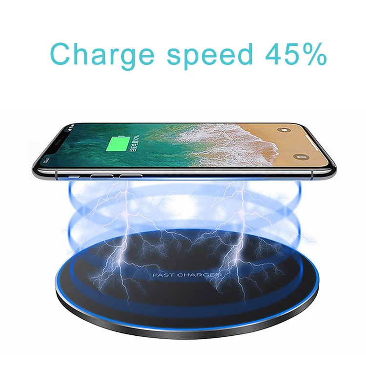
New Hot Selling Wireless Charging Pad 5W 7.5W 10W 20W Mobile Phone Qi Fast Wireless Charger 