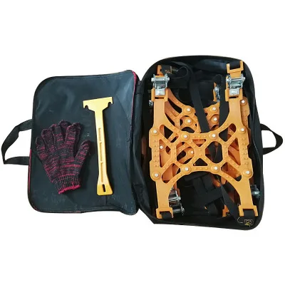 Car anti-skid chains Double buckle anti-skid chains Snow tires Tendons Thickened anti-skid straps Universal emergency snow chain