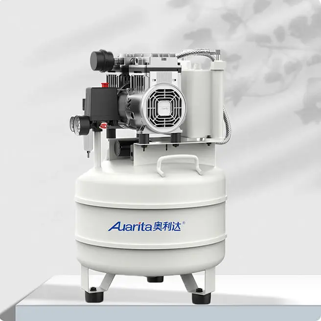 Auarita Compresor De Aire Mini 30L Medical Dental Low Noise Silent Oil Free Air Compressor
