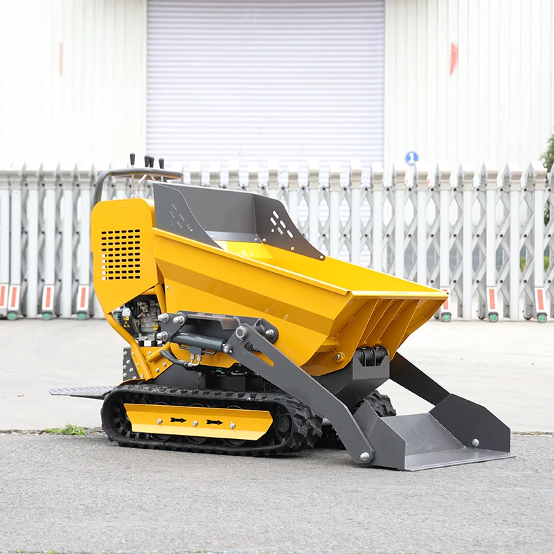 Mini 300kg 500kg 0.5ton hydraulic motor Dumper Crawler with gasoline engine