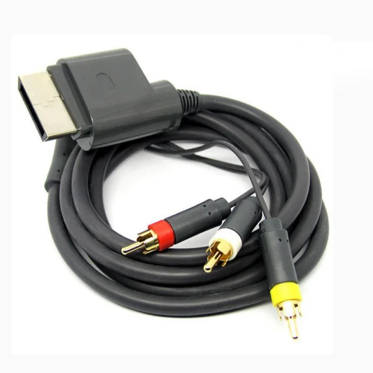 For Xboxes 360 With 6FT Optical Output HD VGA Audio Cable Component Composite Cord  For Xboxes 360 AV Cable
