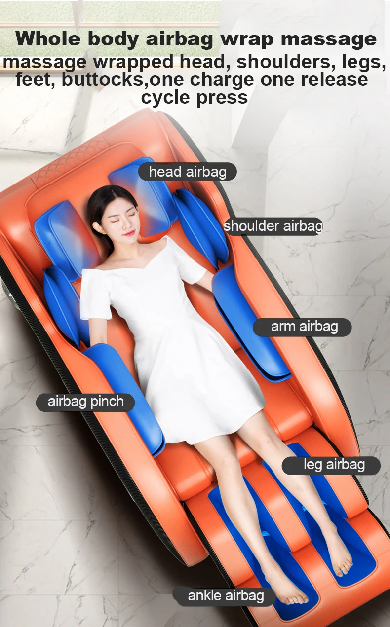 China supplier Luxury Relax Massage Chair 3D Zero Gravity