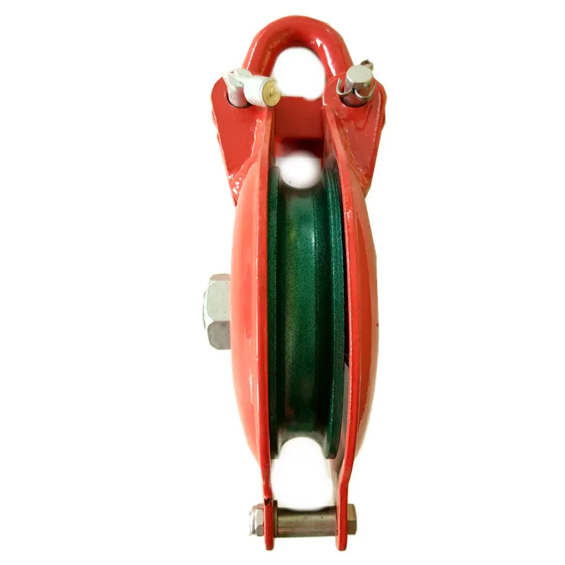 HOT DIP GALVENIZED  SNATCH BLOCK WITH SHACKLE FROM 3-8 INCHES AND CAPACITY 1.5T TO 8T