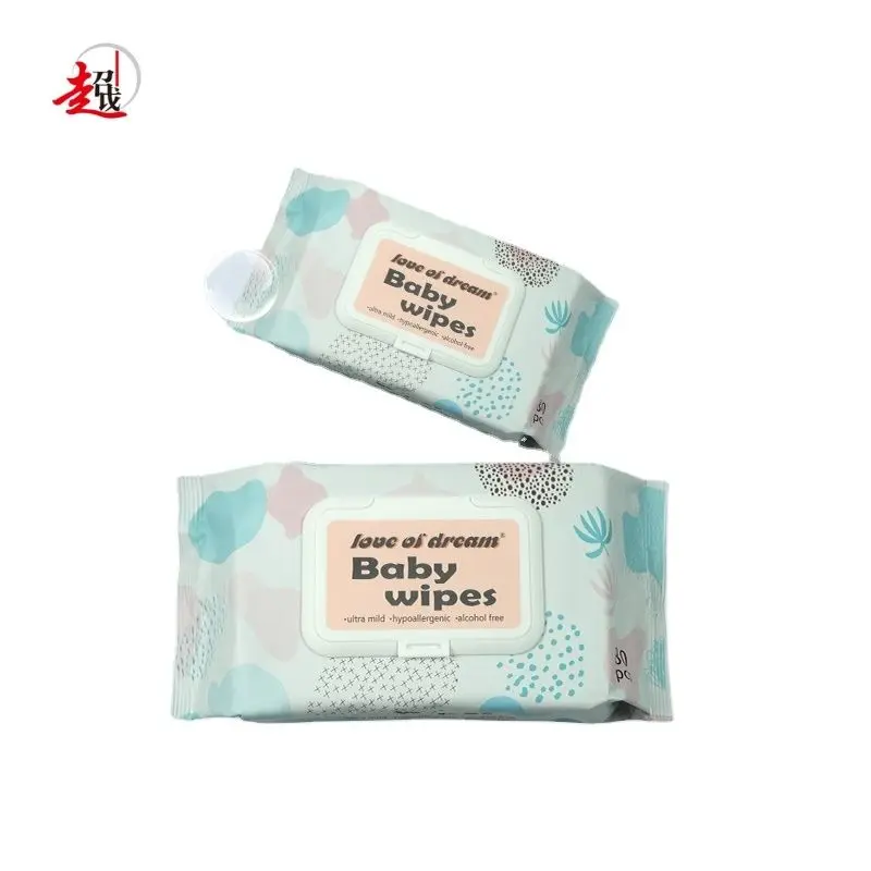 Custom Logo OEM Household facial towelettes Custom Sanitzing Bamboo Non Alcohol Baby Wet Wipes