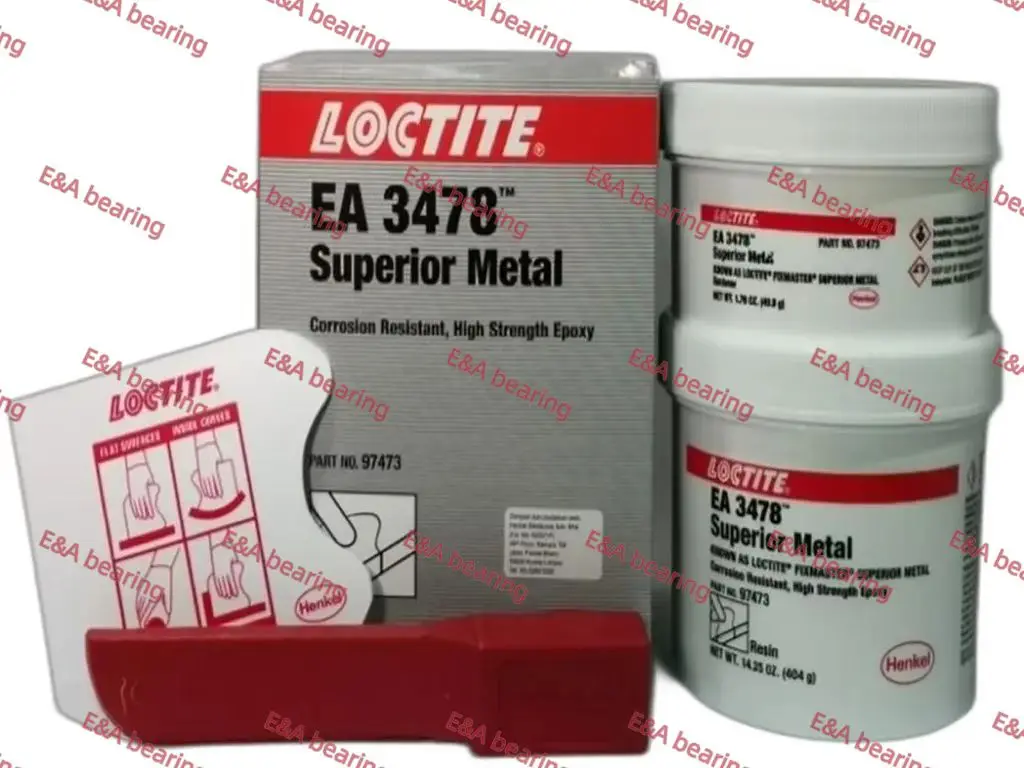 Loctiter EA 3478 metal repair two-part epoxy resin with ferrosilicon for high temperature resistance