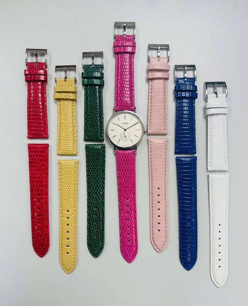 16mm 19mm 22mm Genuine Green Teju Lizard Skin Deployment Replacement Watch Strap Band for Cartier watch