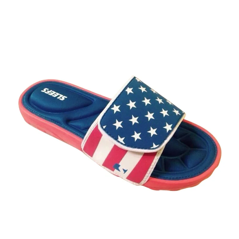 China wholesale good quality memory foam new product men EVA slide sandals