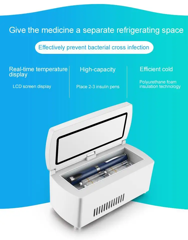 Hot Selling Portable Auto Mini Medical Cold Refrigerator Fridge Freeze Keep Cold Box