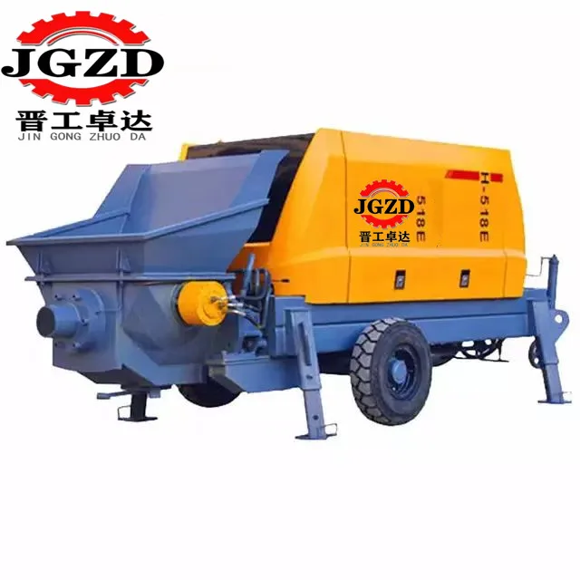 Small secondary construction column pump mini concrete pump for sale mobile small concrete pump price