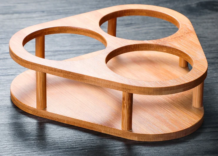 Bamboo Kitchen Utensils Creative Herb Spice Tools Glass Condiment Container Bamboo Lid Spoon Spice Jar Set