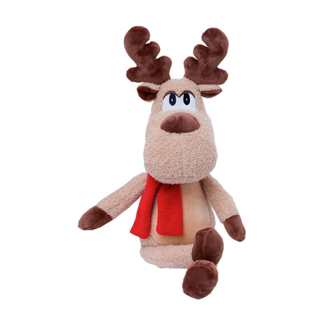 Christmas Elk Doll Christmas Deer Stuffed Plush Toys Children Christmas Eve Gift Decorations