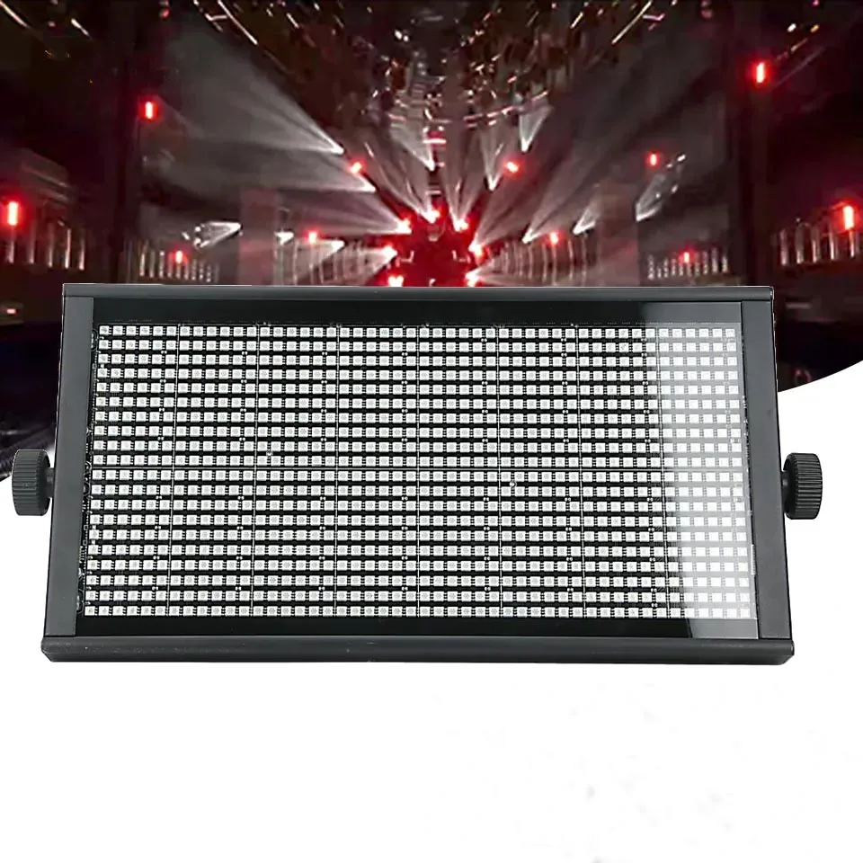 LED Strobe DJ Light DMX Control 1000w RGB Full Color Atomic Led Strobe Light LED For DJ Disco KTV Club