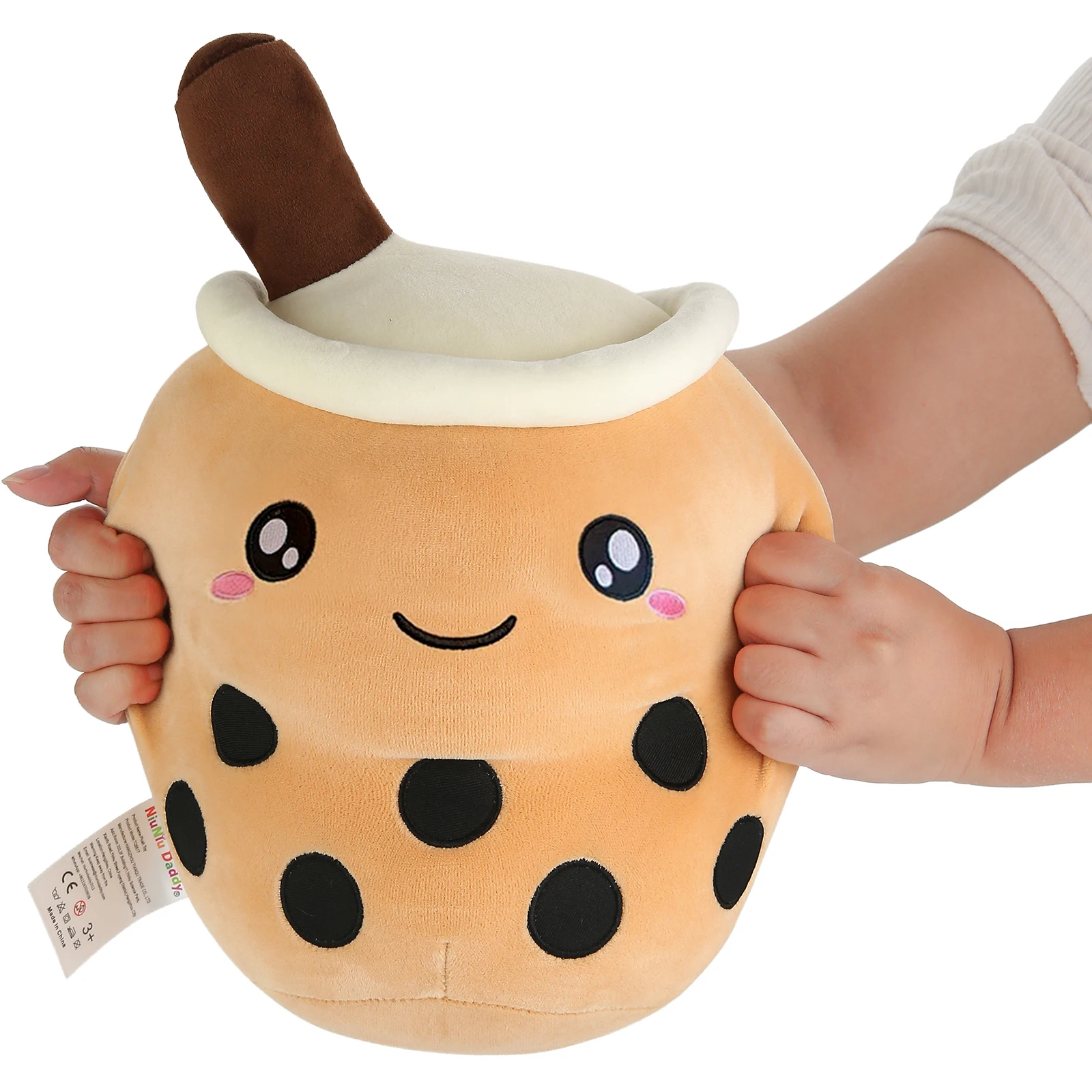 Customized bubble tea plush toy milk tea soft doll boba pillow toy boba plush free shipping