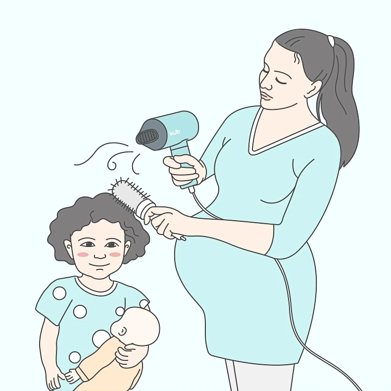 KUB фен для kdis портативный складной детский Фен