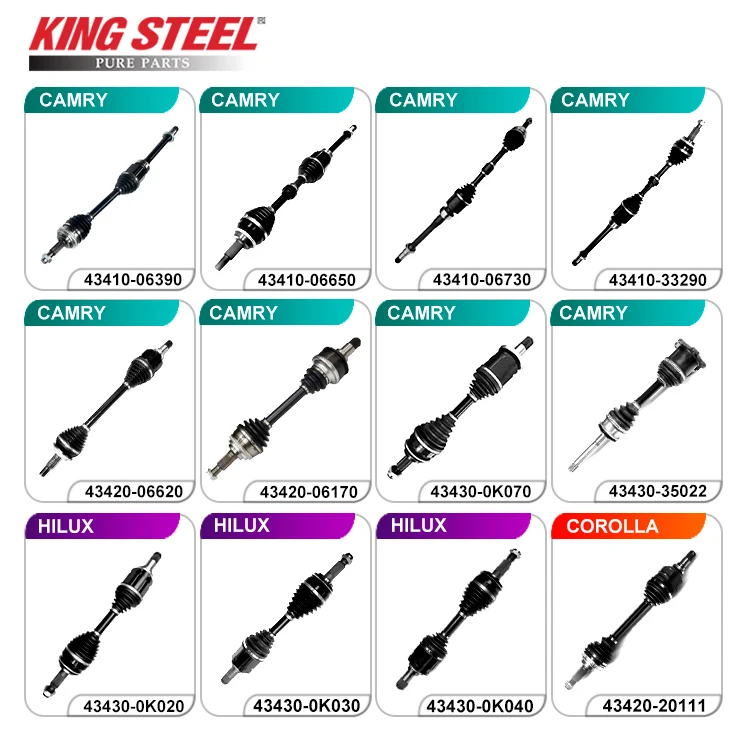  Автомобильный передний приводной вал Kingsteel японский для Mazda Mitsubishi Pajero Toyota Corolla Hiace Camry Hilux Daihatsu