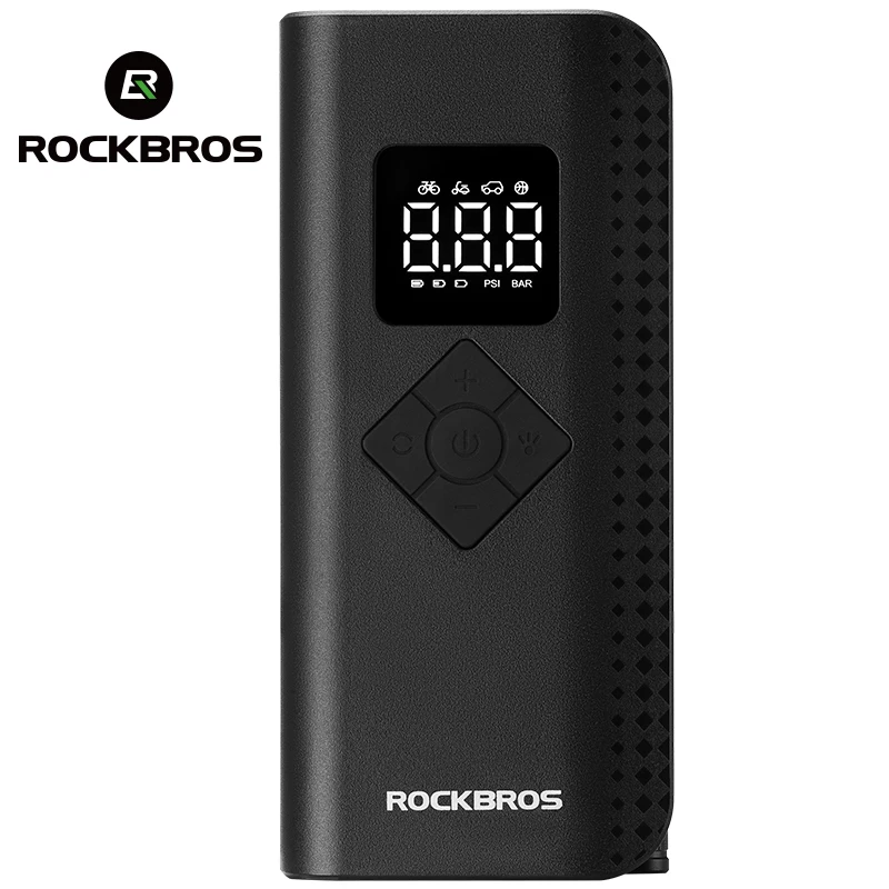 ROCKBROS Mini Portable Wireless Cycle Bike Car Tire Pump Inflator Portable Air Compressor Bicycle Electric Air Pump