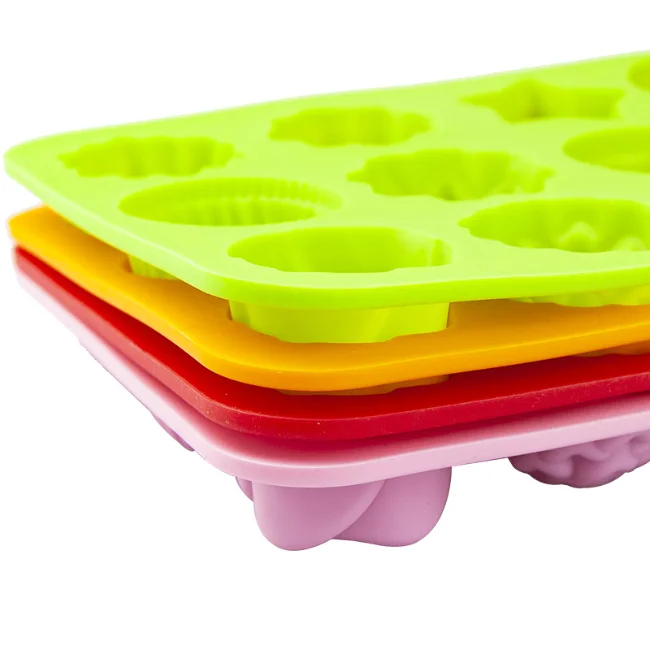 Mini Muffin Cup 12 Cavity Silicone Cake Molds Soap Cookies Cupcake Baking Equipment And Accessories Pan Mold Tray
