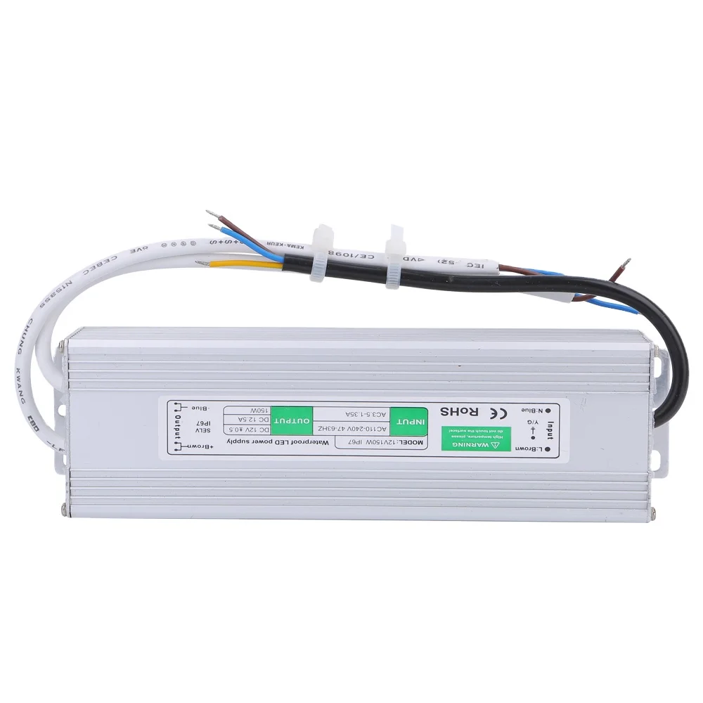 SOMPOM IP67 12V 12.5A 150W Waterproof smps power supply for Street Lighting