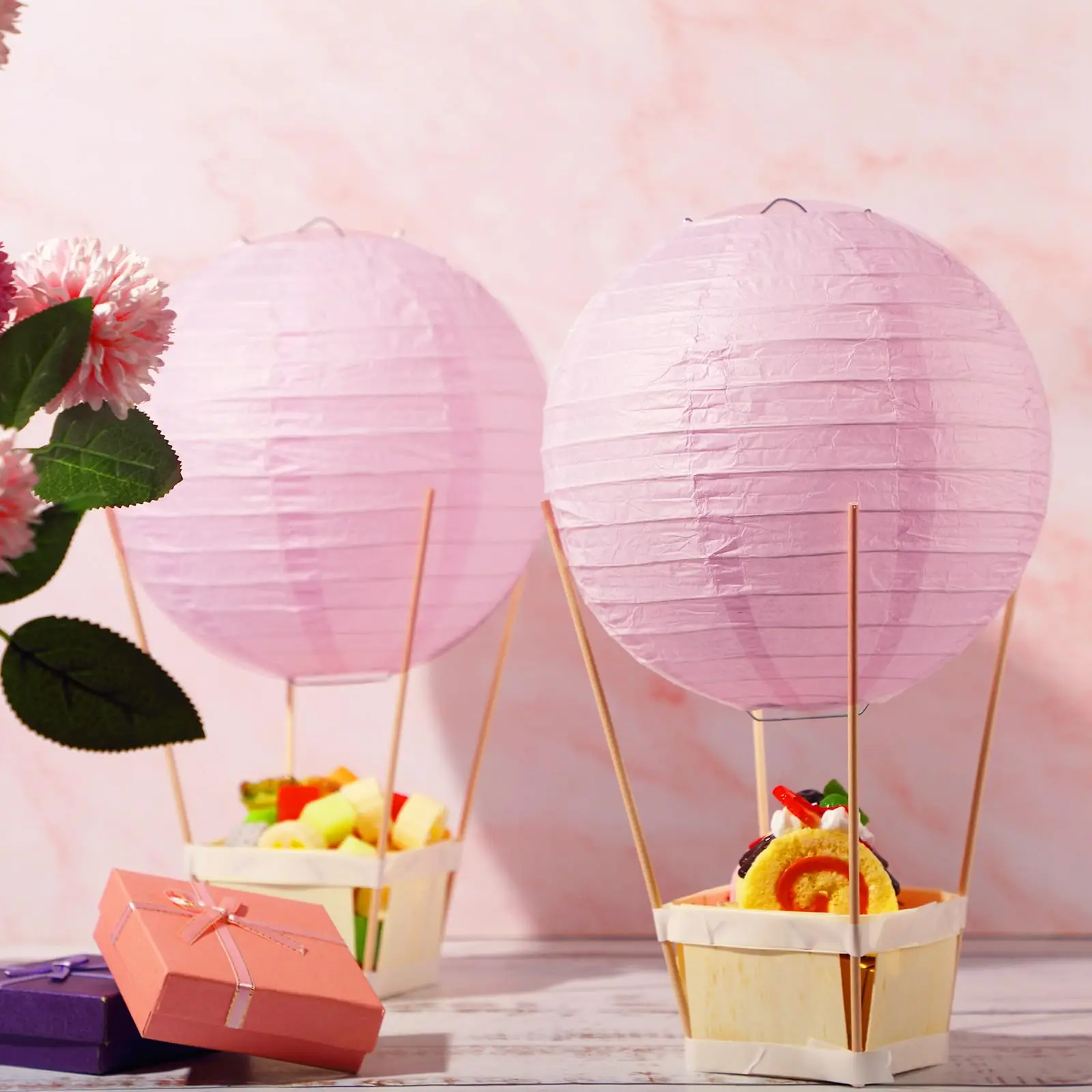 New Design Baby Shower Hot Air Balloon Table Centerpieces for DIY Hot Air Balloon Party Decorations