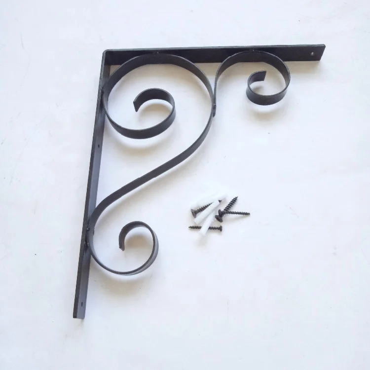 Garden Planter Metal Deck Rail Bracket Pair