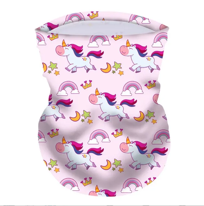 Customized Logo Printed Magic Scarf Multi Function Magic Scarf Seamless Tube Bandana for children