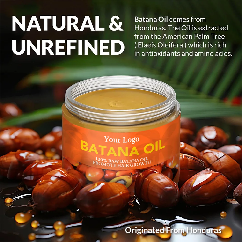 Private Label Batana Hair Growth Butter Prevent Forks And Breaks Batana Butter Batana Oil