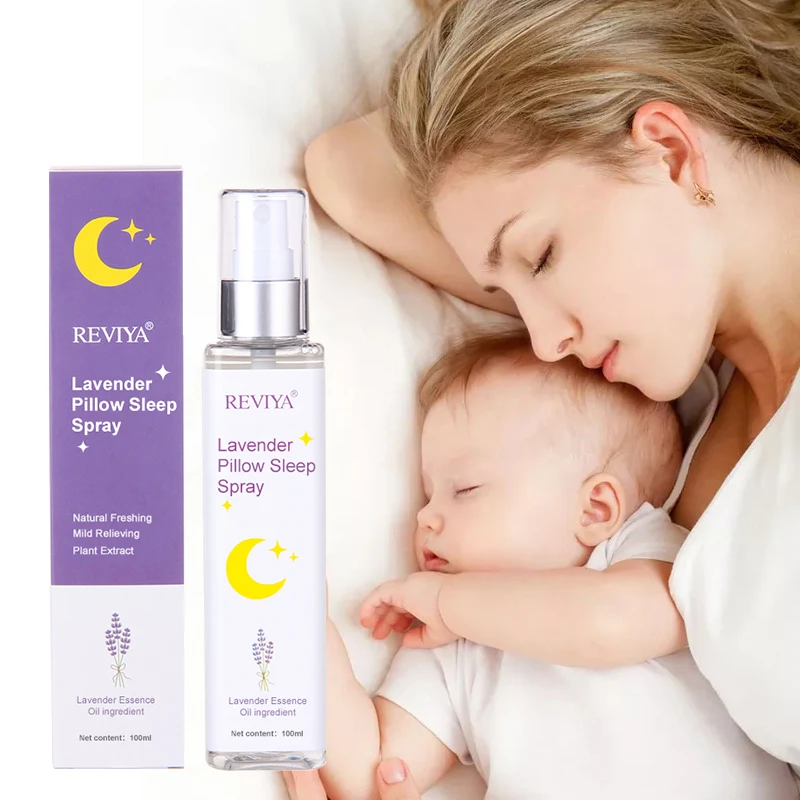 Ароматерапевтическая натуральная Органическая льняная подушка с распылителем лаванды туманная Подушка для сна спрей эфирными