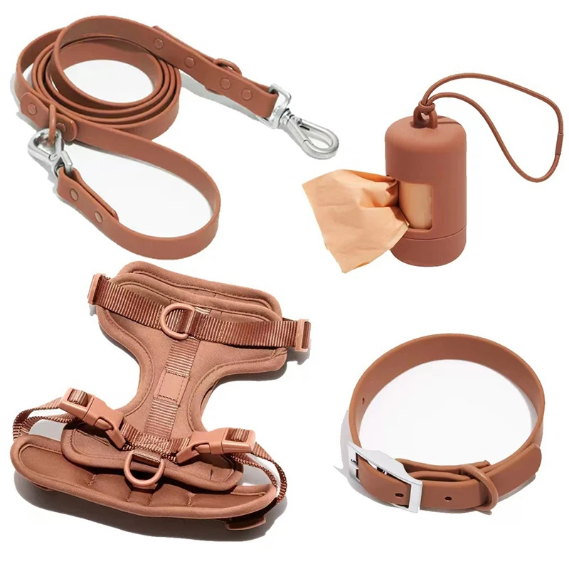 Gacent Pet Product Factory Customizable New Green Soft Padded Luxury Pet Harness & Waterproof dog Leash