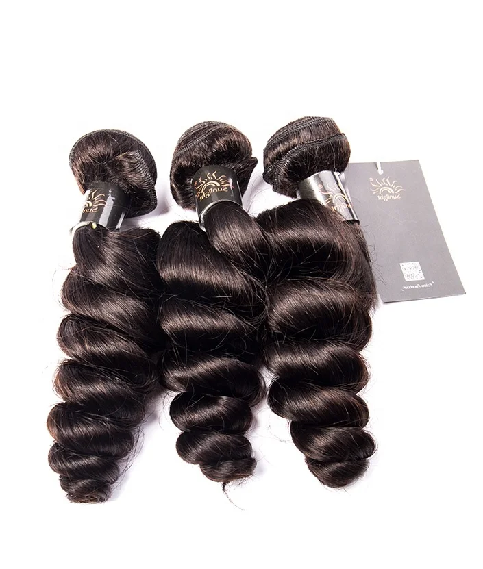 100% Unprocessed Natural Indian Human Hair Weave Bundles Factory Price List Loose Wave 18 Inch Human Hair raw human hair dubai